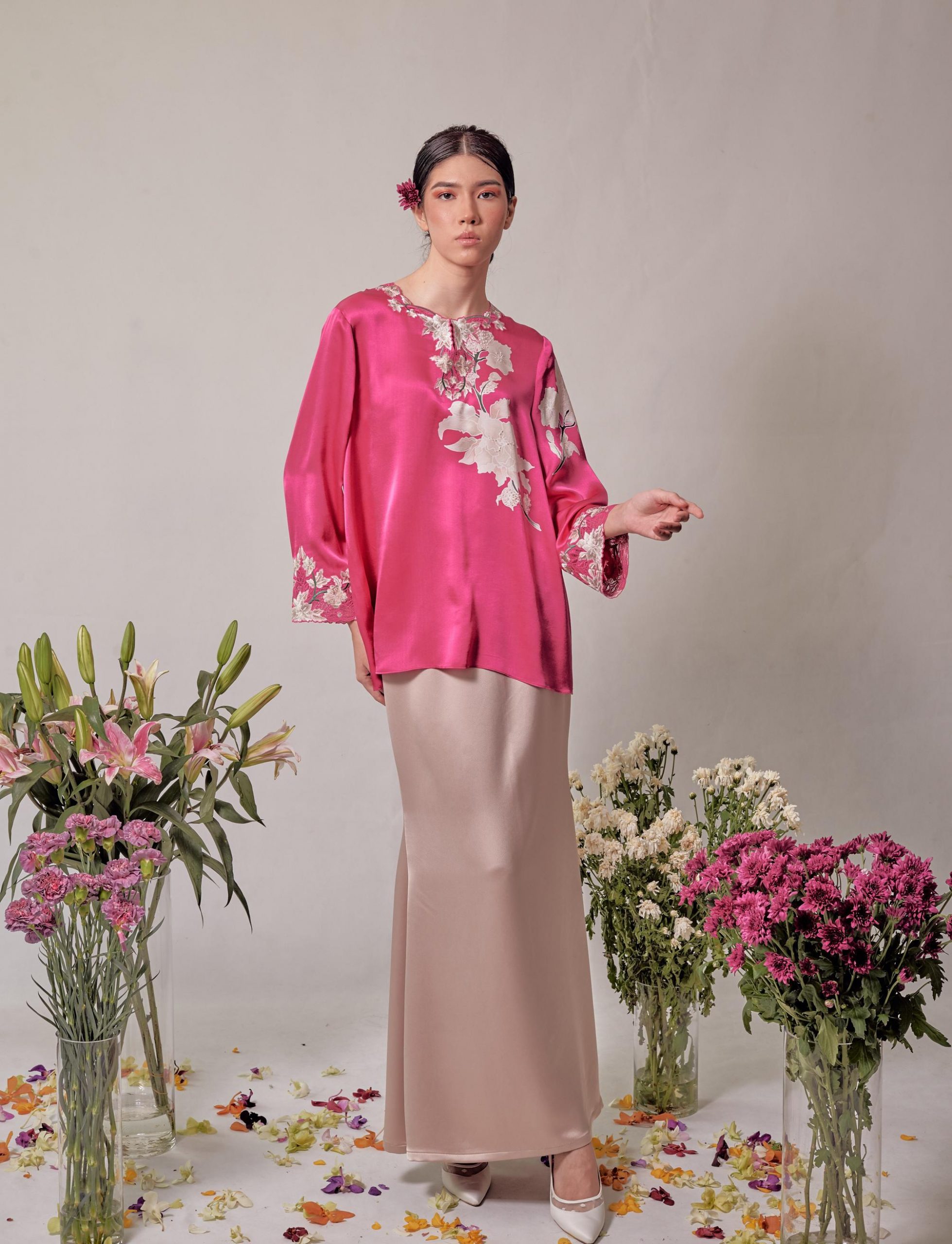 BATIK MAGNOLIA FUSCHIA