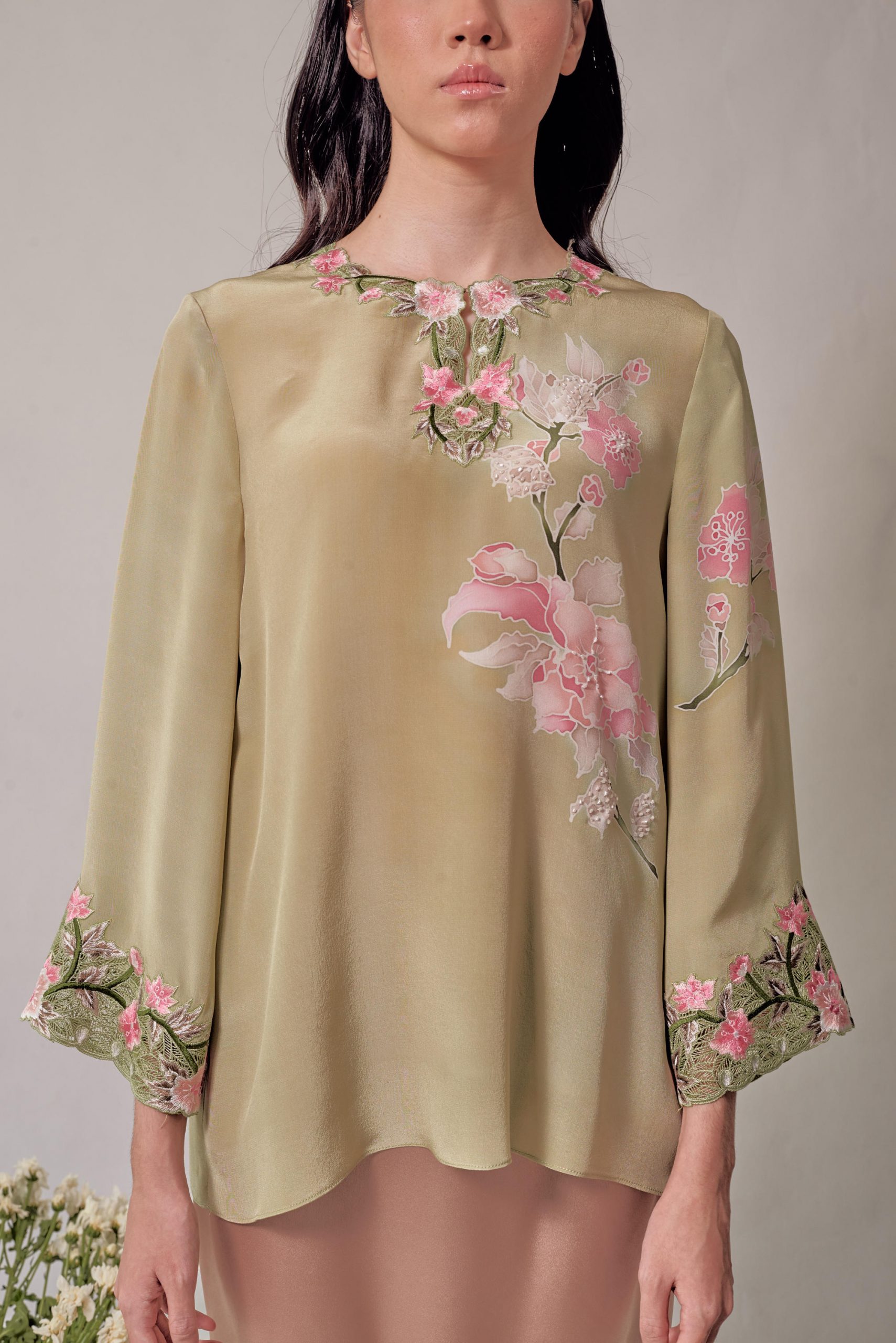 BATIK MAGNOLIA OLIVE - Image 4