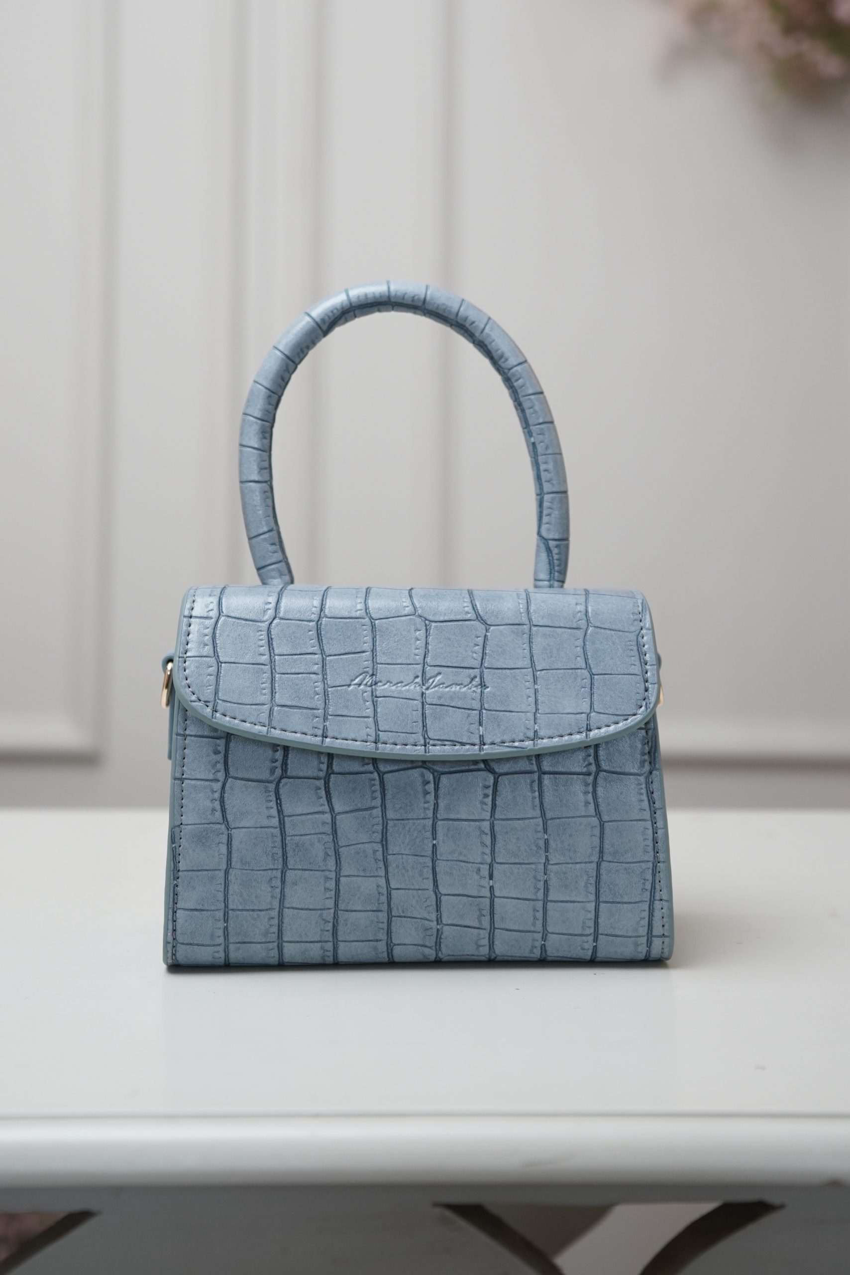 KARA BAG - DUSTY BLUE