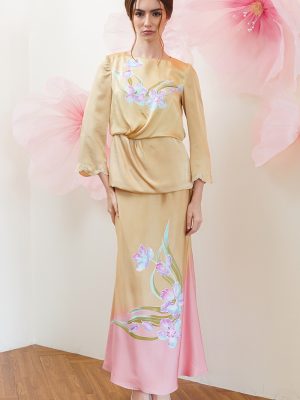 PEPLUM IN SOFT YELLOW