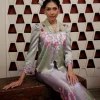 Batik Orchid In Kebaya Lace
